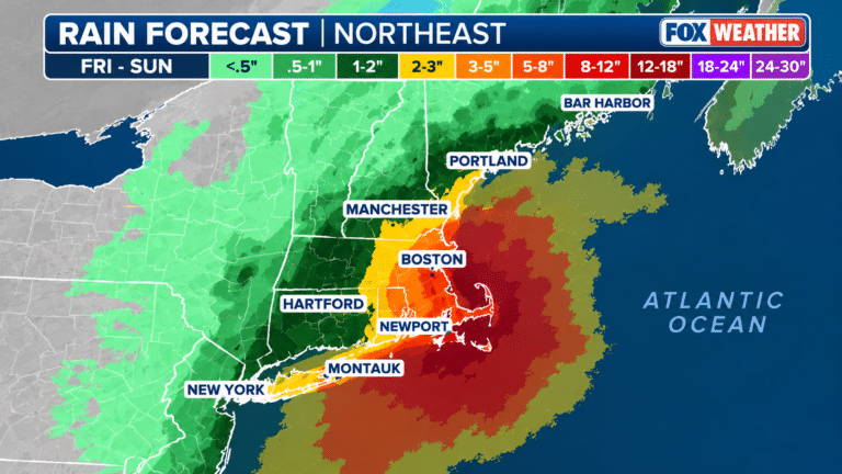 nor'easter this weekend