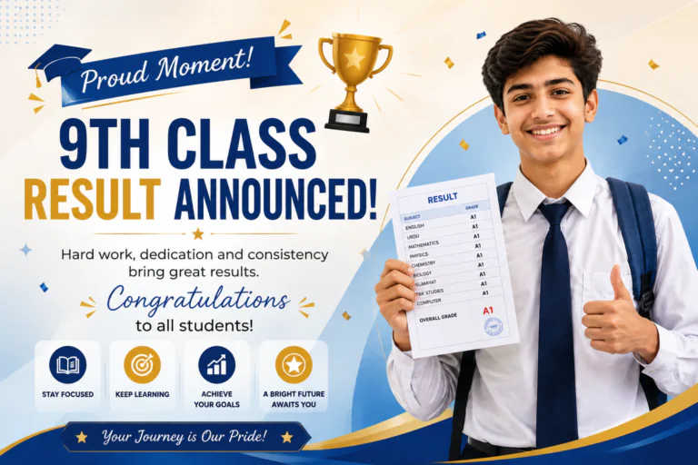9th class result 2026