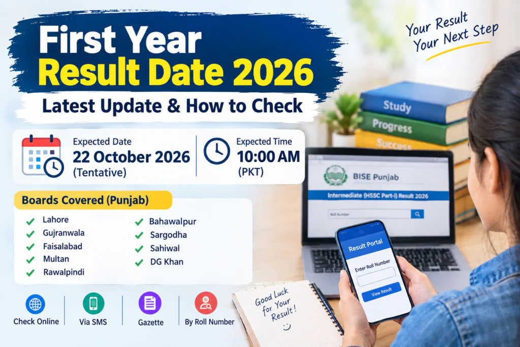 first year result date