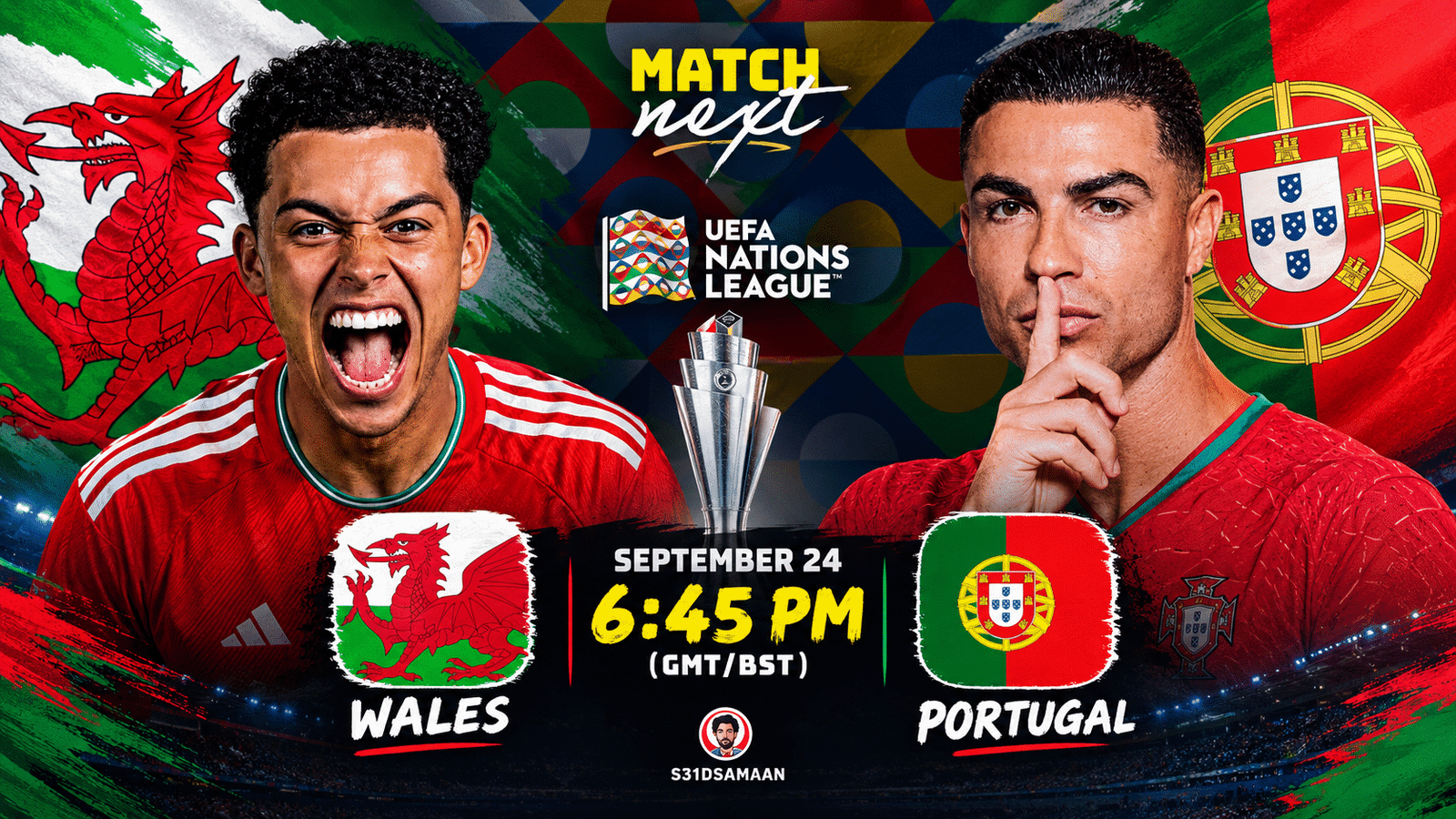 Portugal vs Wales