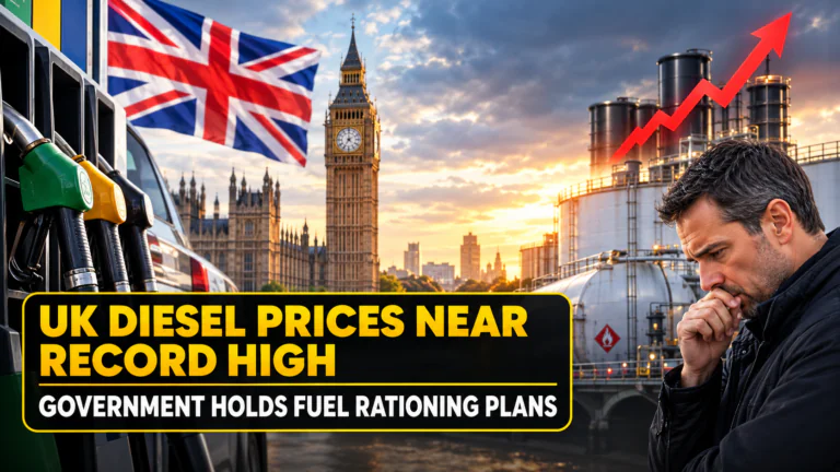 UK diesel price record