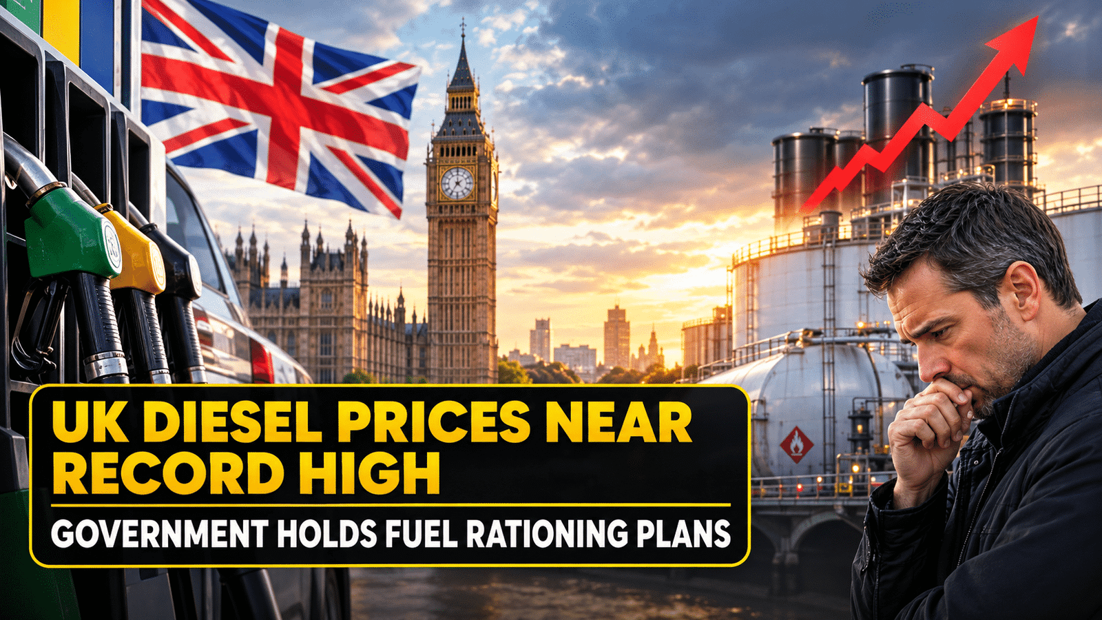 UK diesel price record