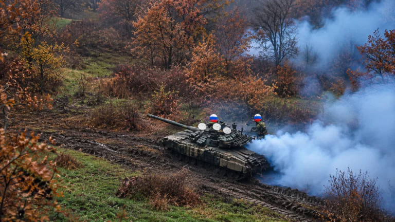 Ukrainian drones destroy Russian tanks