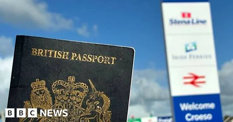 UK Ireland ferry passport policy
